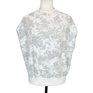 Adrianna Papell white and silver vest